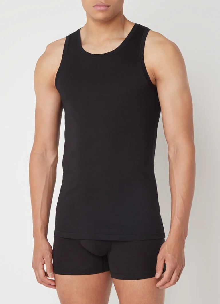 Camiseta regata de algodão orgânico Falke