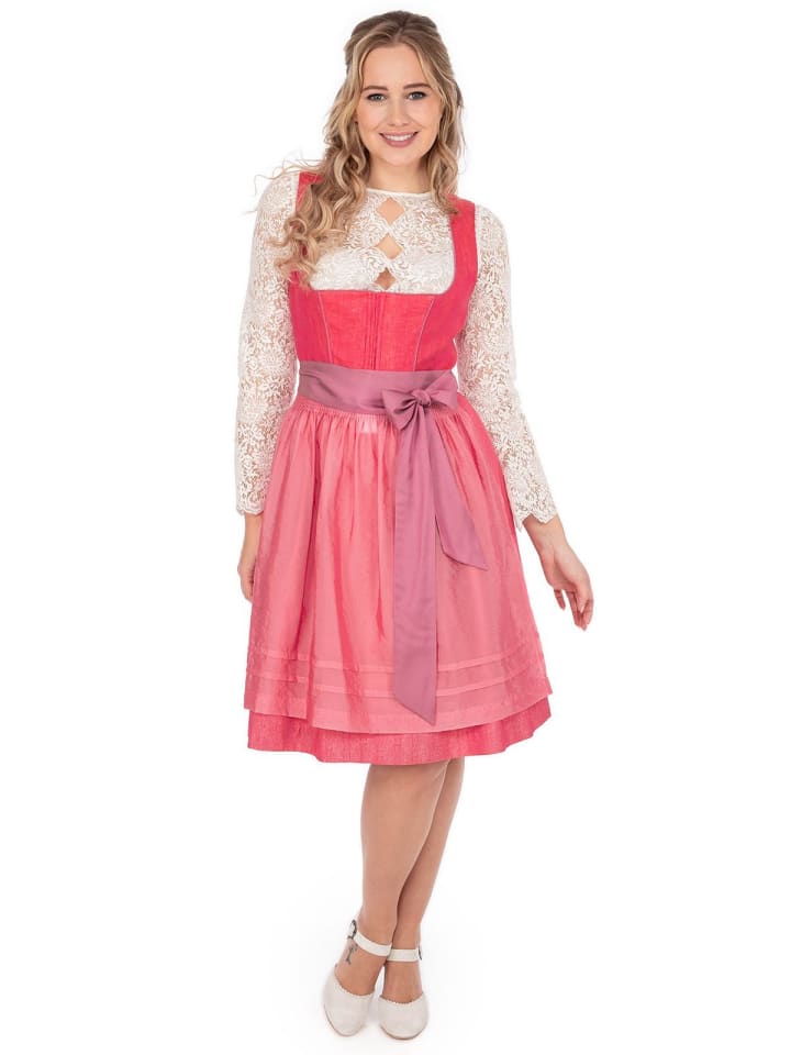KRÜGER Midi Dirndl 115667 in pink günstig kaufen