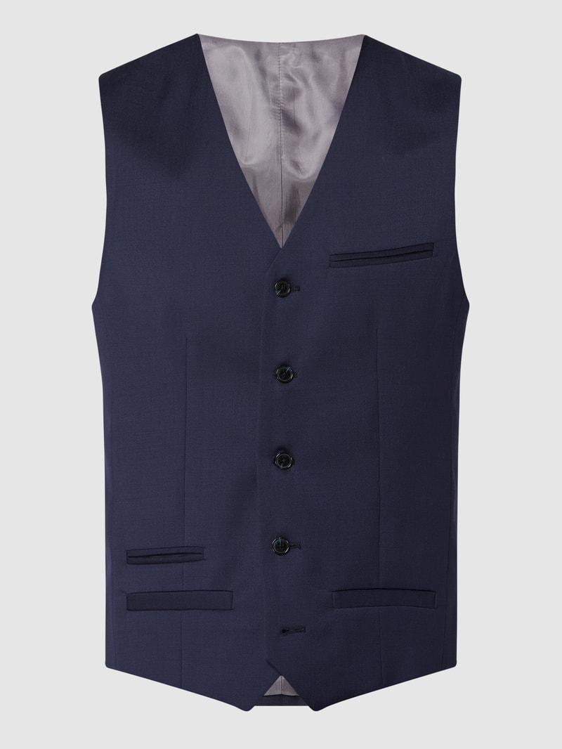 Weste mit Stretch-Anteil in marineblau