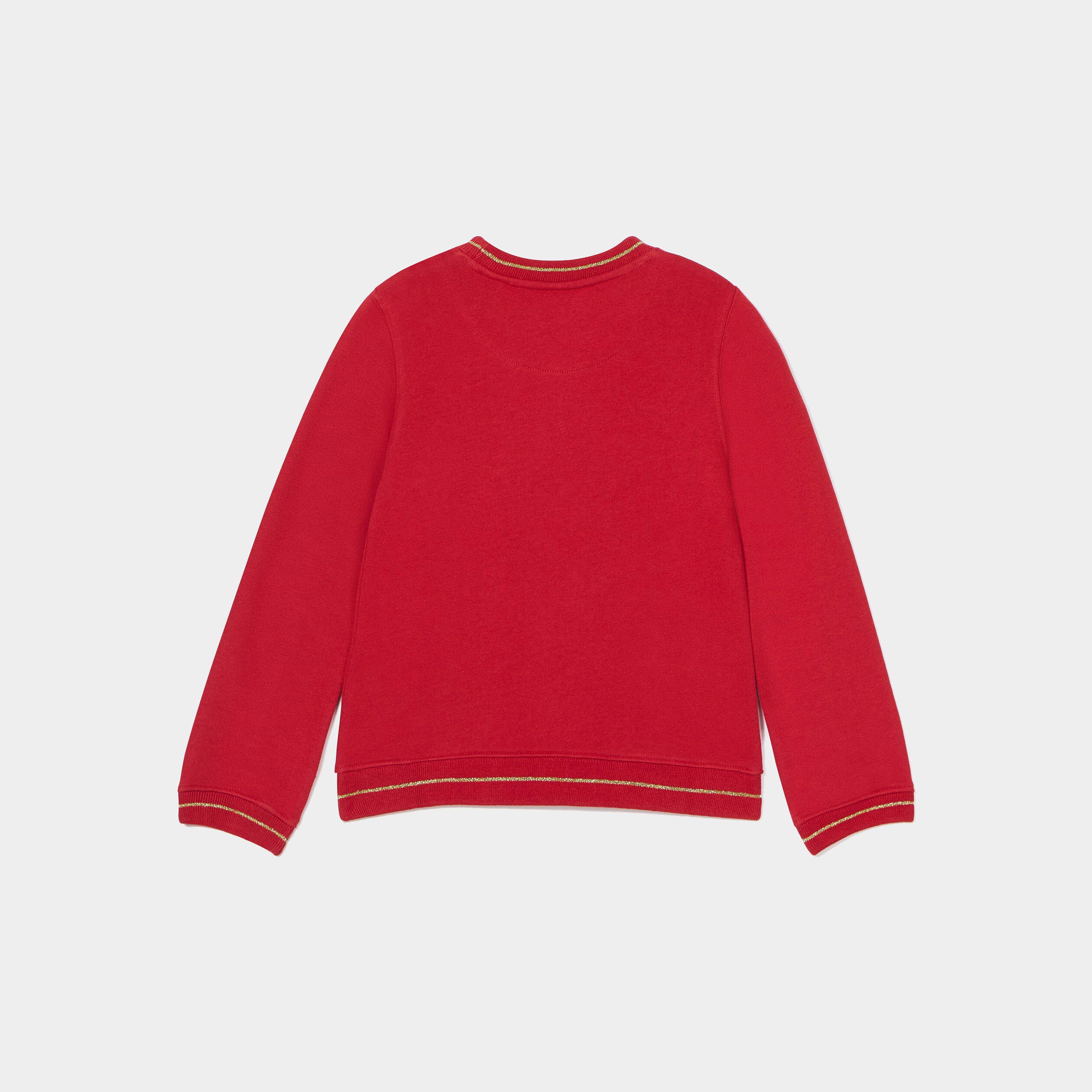 Sweat col rond coton Harry Potter bordeaux fille | La Halle