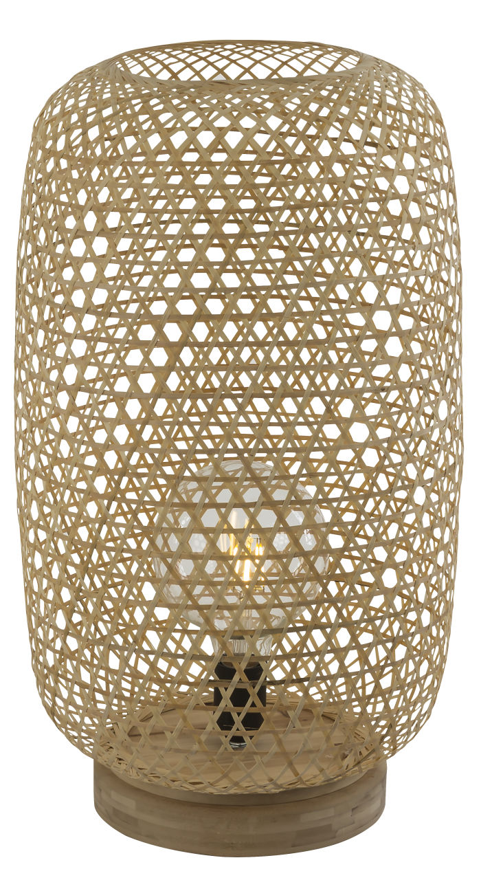 Globo Lighting - MIRENA - Stehleuchte Bambus naturfarben, 1x E27