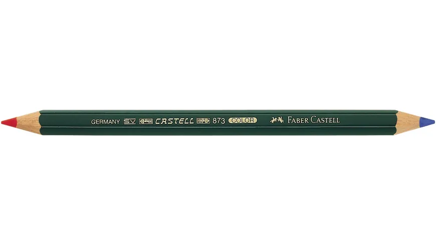 FABER-CASTELL Kopierstift CASTELL 873 Dokument rot/blau Jumbo