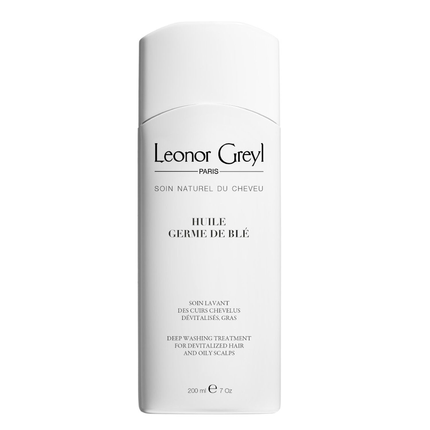 Leonor Greyl Huile de Germe De Blé Masque Soin Lavant Cheveux Gras 200 ml