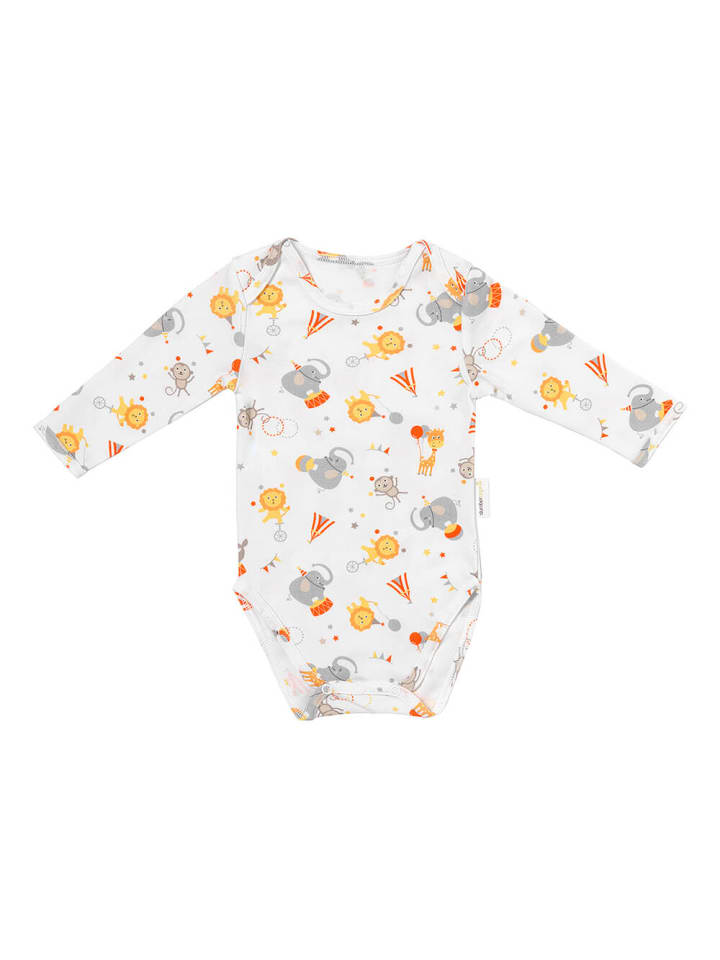 SlumberOrganix Bio Baby-Body langarm in Orange günstig kaufen