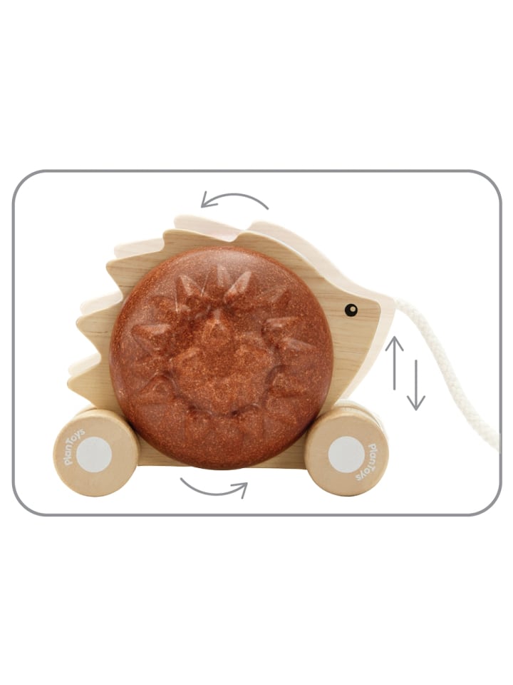 Plan Toys Nachzieh-Igel, braun ab 12 Monate günstig kaufen onesize