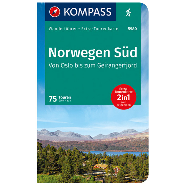 Kompass - Norwegen Süd: Oslo-Geirangerfjord - Wanderführer
