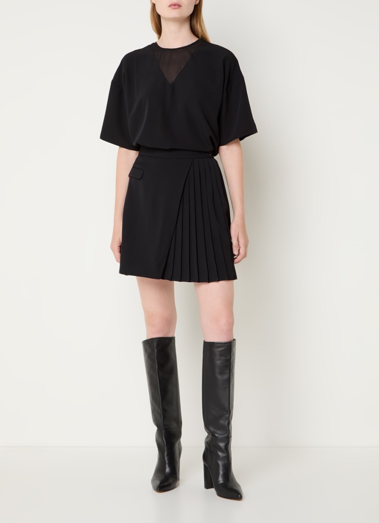 French Connection Capriana semi-transparent round neck T-shirt
