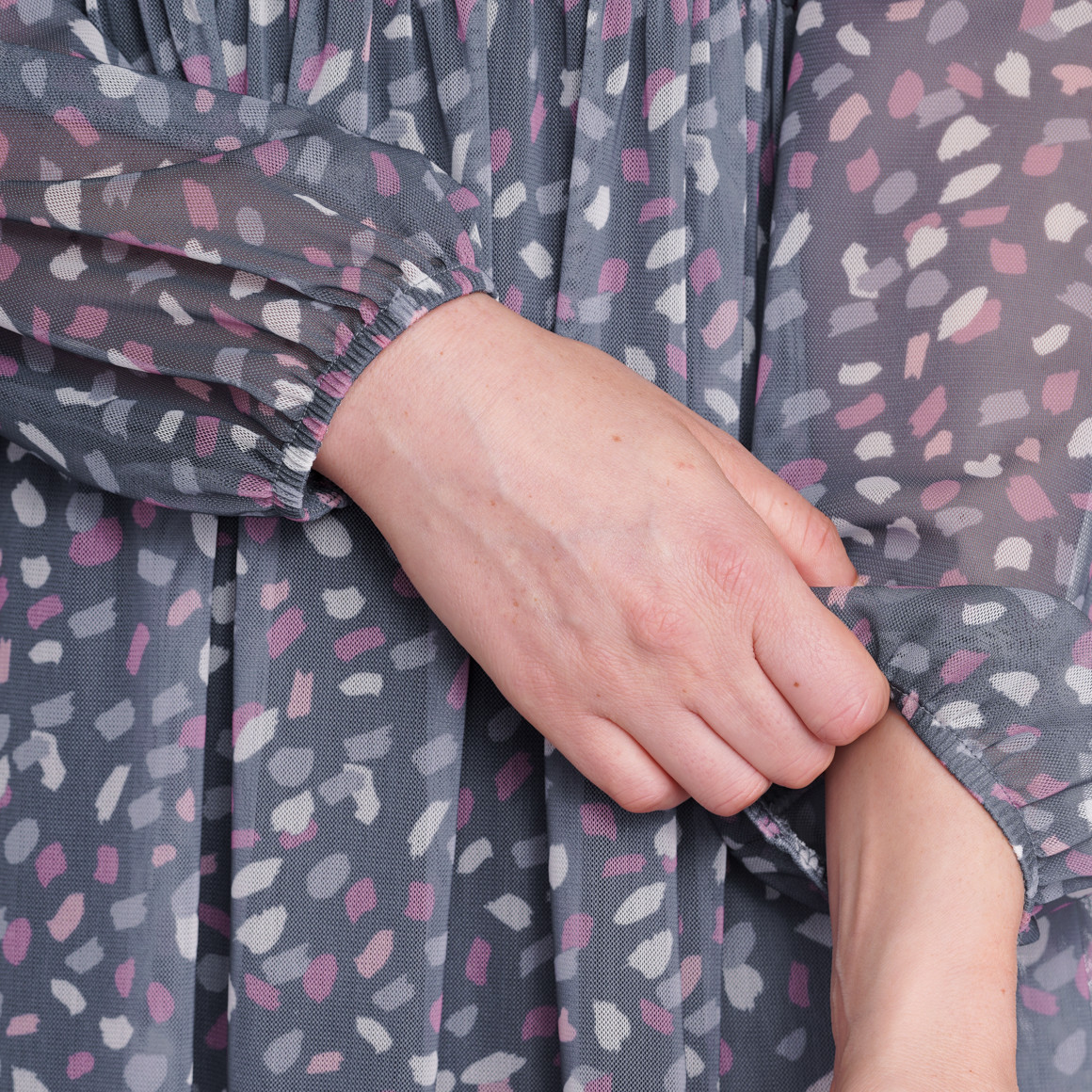 Damen Kleid mit Allover-Muster