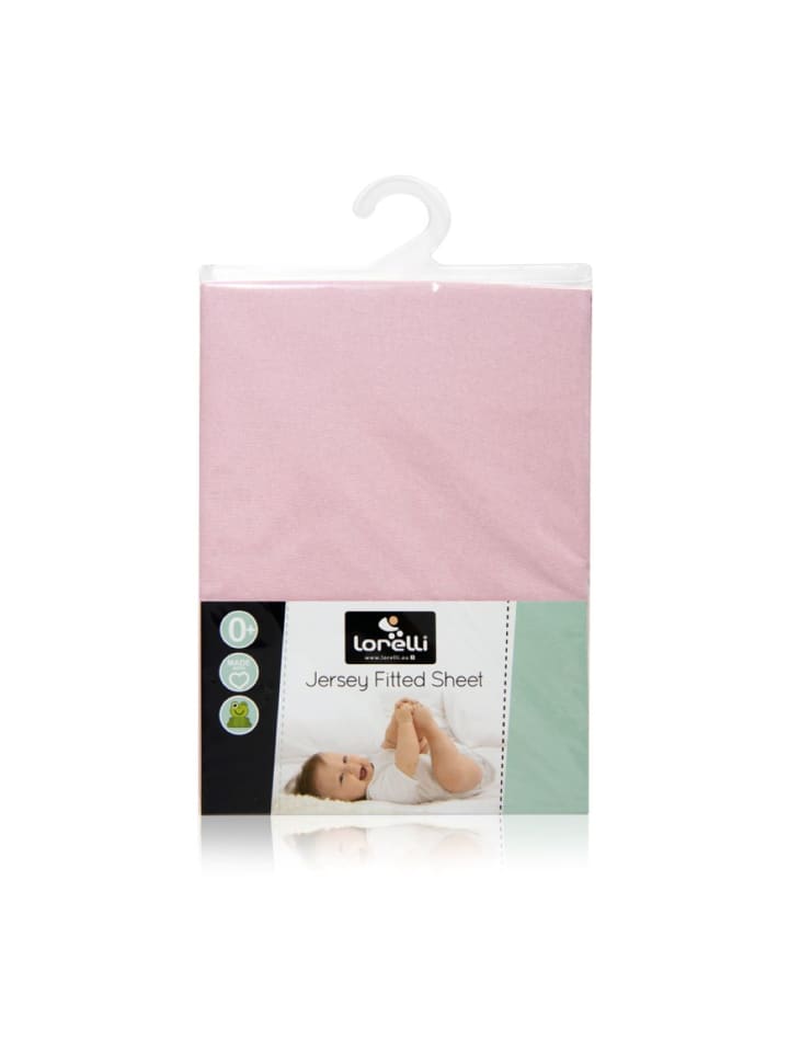 Lorelli Spannbettuch Jersey 60 x 120 cm in rosa günstig kaufen 60x120 cm