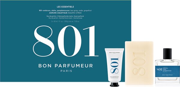 BON PARFUMEUR Gift Box 801 --- 30Ml Edp, 30Ml Hand Cream, 200G Soap Duftset