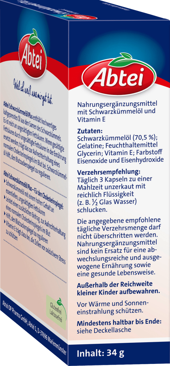 Schwarzkümmelöl Plus Kapseln 48 St., 34 g