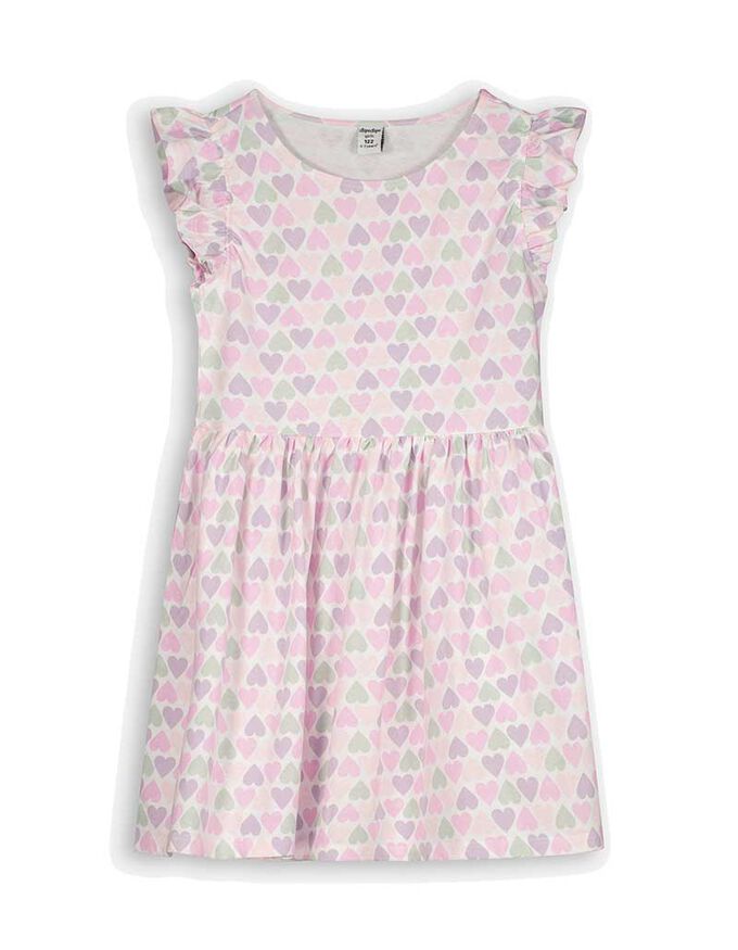 Kleid - Ärmel mit Volants