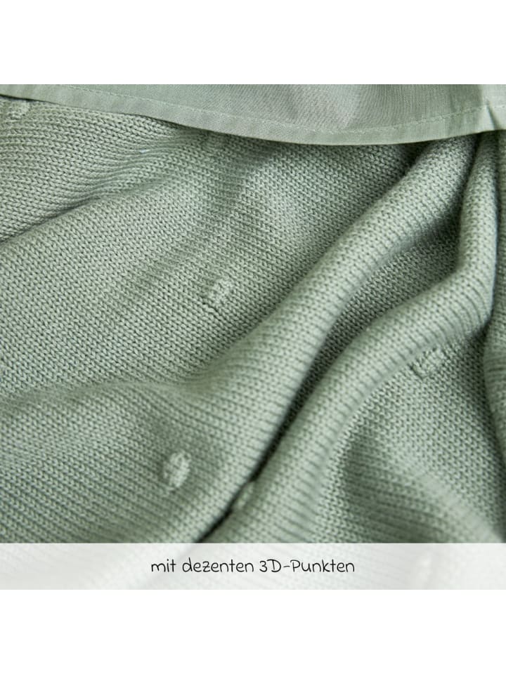 Meyco Kuscheldecke 75 x 100 cm - Mini Knots - in gruen günstig kaufen onesize