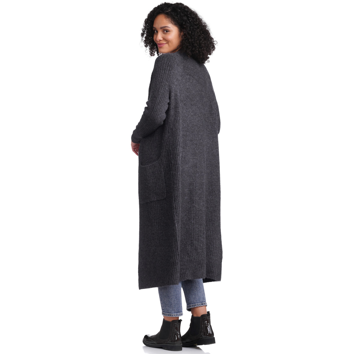 Damen Strickjacke im Long-Style