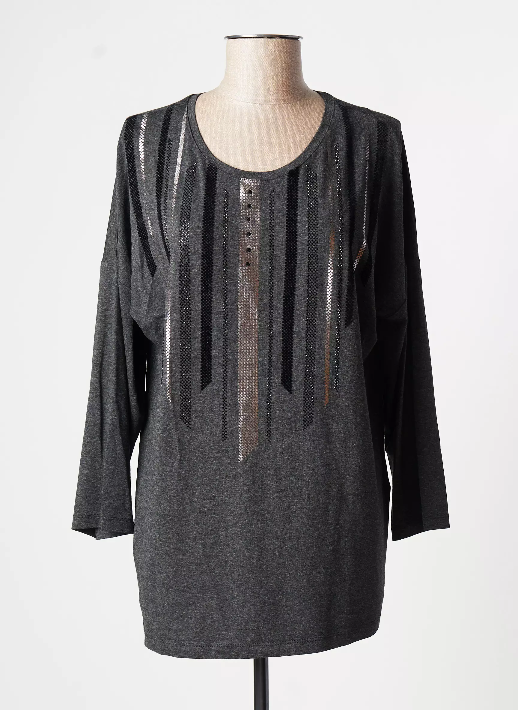 Christine Laure Tshirts Femme couleur gris