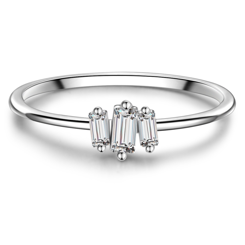 Glanzstücke München Bague en argent Argent sterling Oxyde de zirconium (CZ) en Argent Bague