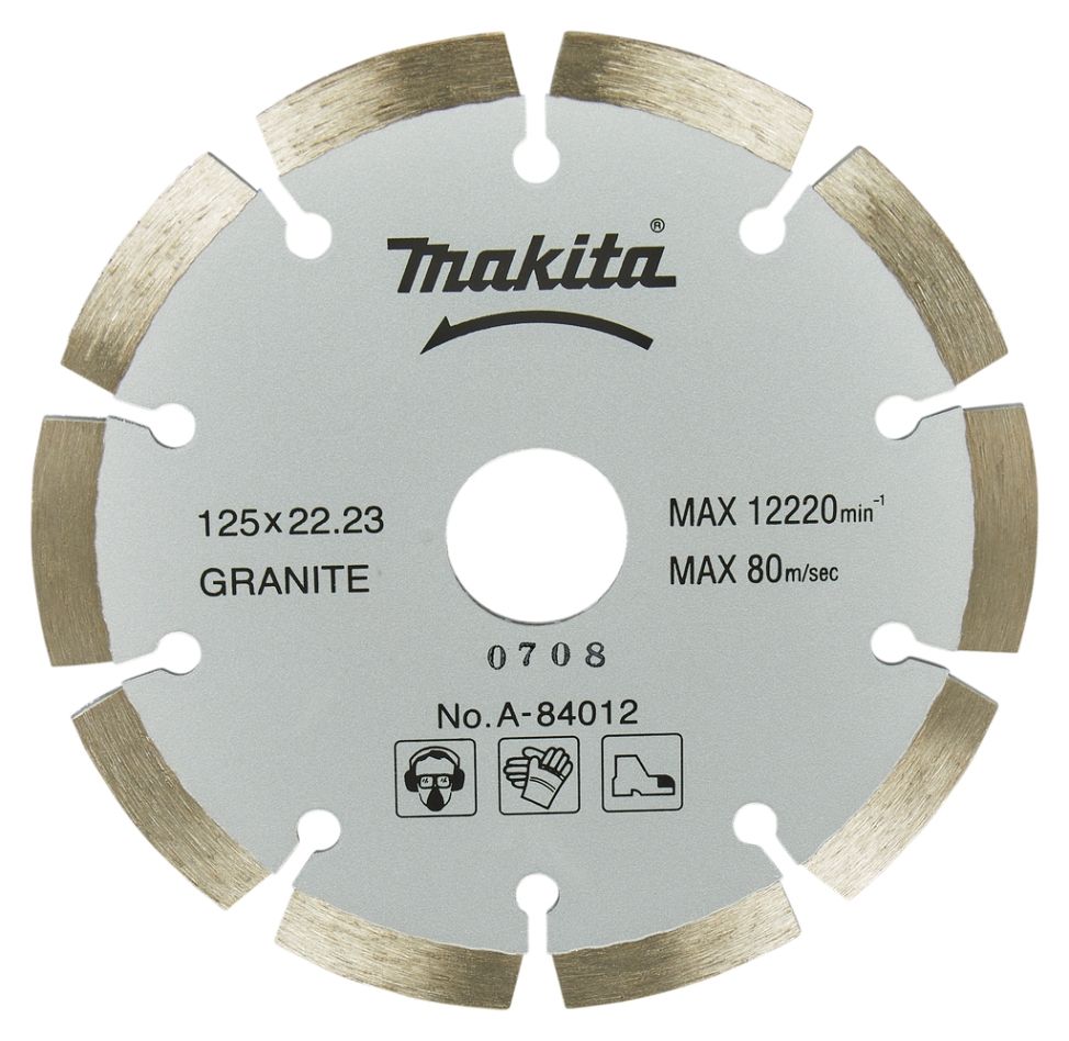 Makita Tilbehør A-84012 Diamantskivesegment 125 x 22,23 x 2,0 mm