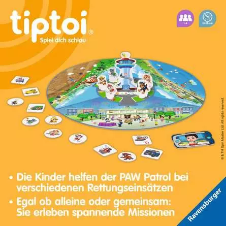 tiptoi® PAW Patrol Rettungseinsatz - Kinderspiel ab 4 Jahren