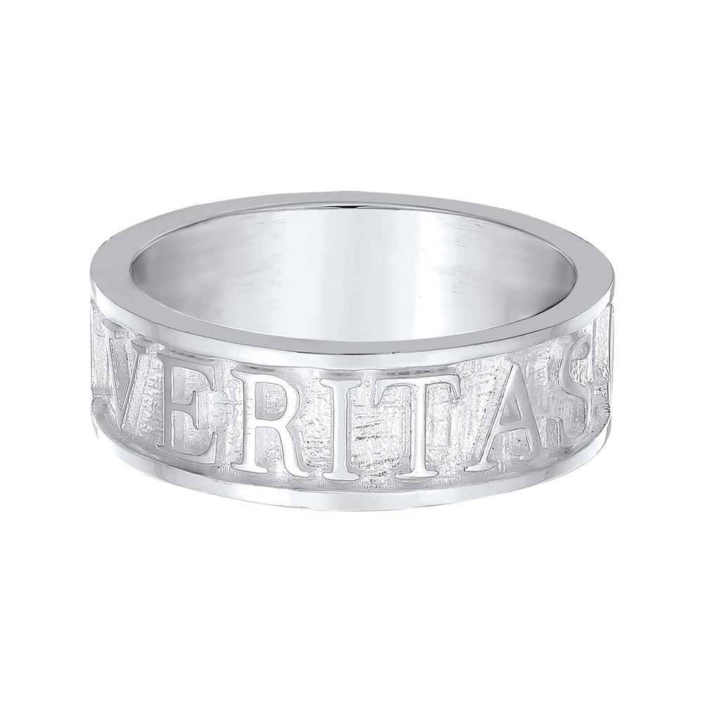 KUZZOI KUZZOI Bague Hommes ruban écriture massive en argent sterling 925 Bague
