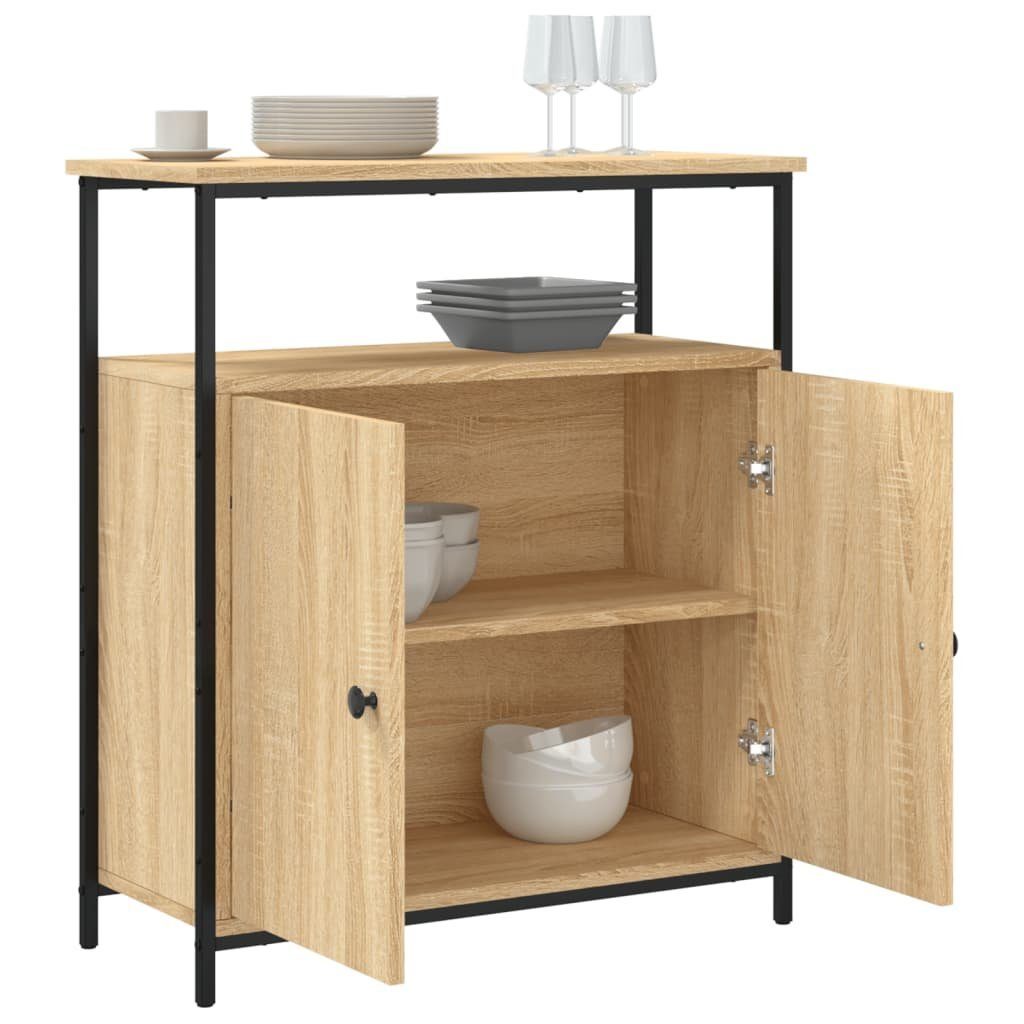 vidaXL Sideboard Sideboard Sonoma-Eiche 70x30x80 cm Holzwerkstoff (1 St)