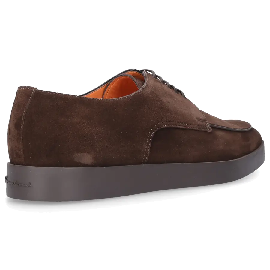 Santoni - Sneaker low 16796 Veloursleder - braun