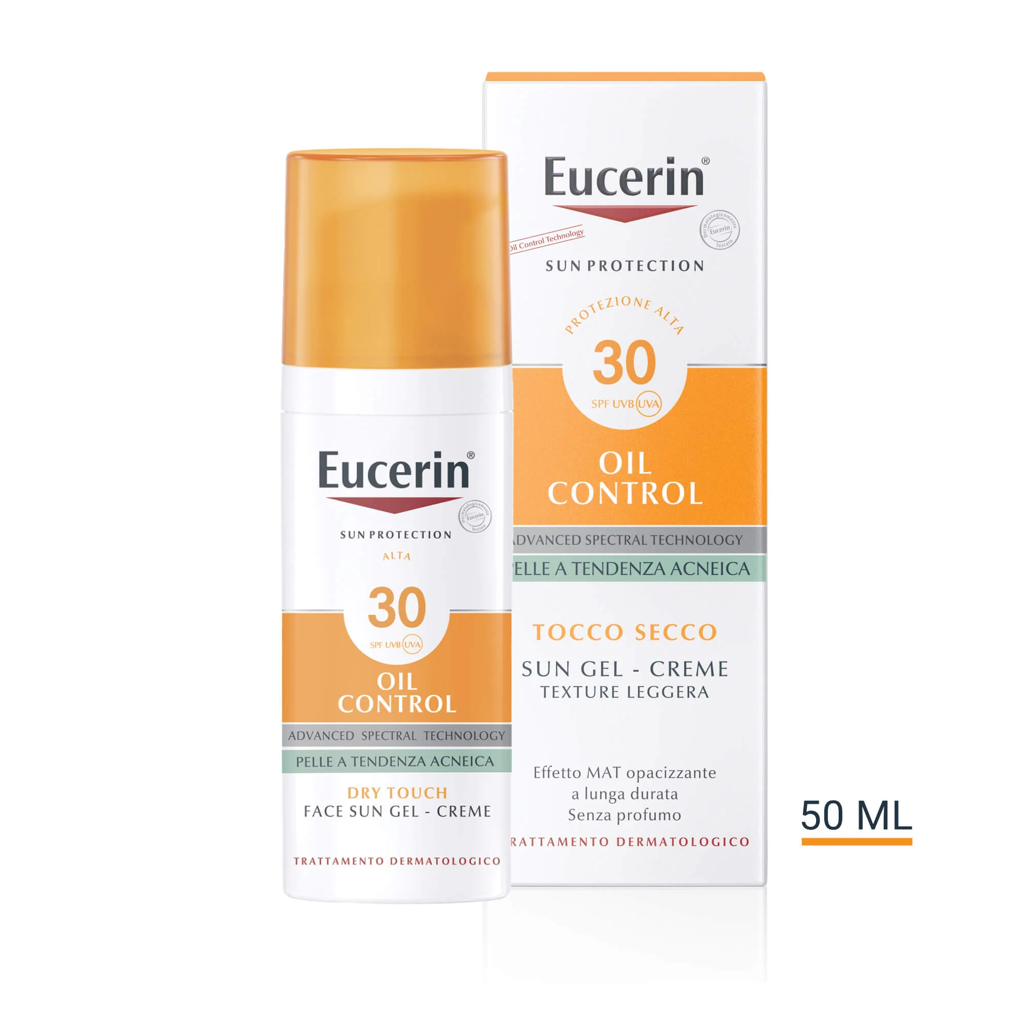 Cremă-gel pentru față cu protecție solară, control al uleiului, atingere uscată SPF30 - Cremă de protecție solară pentru față cu protecție ridicată.