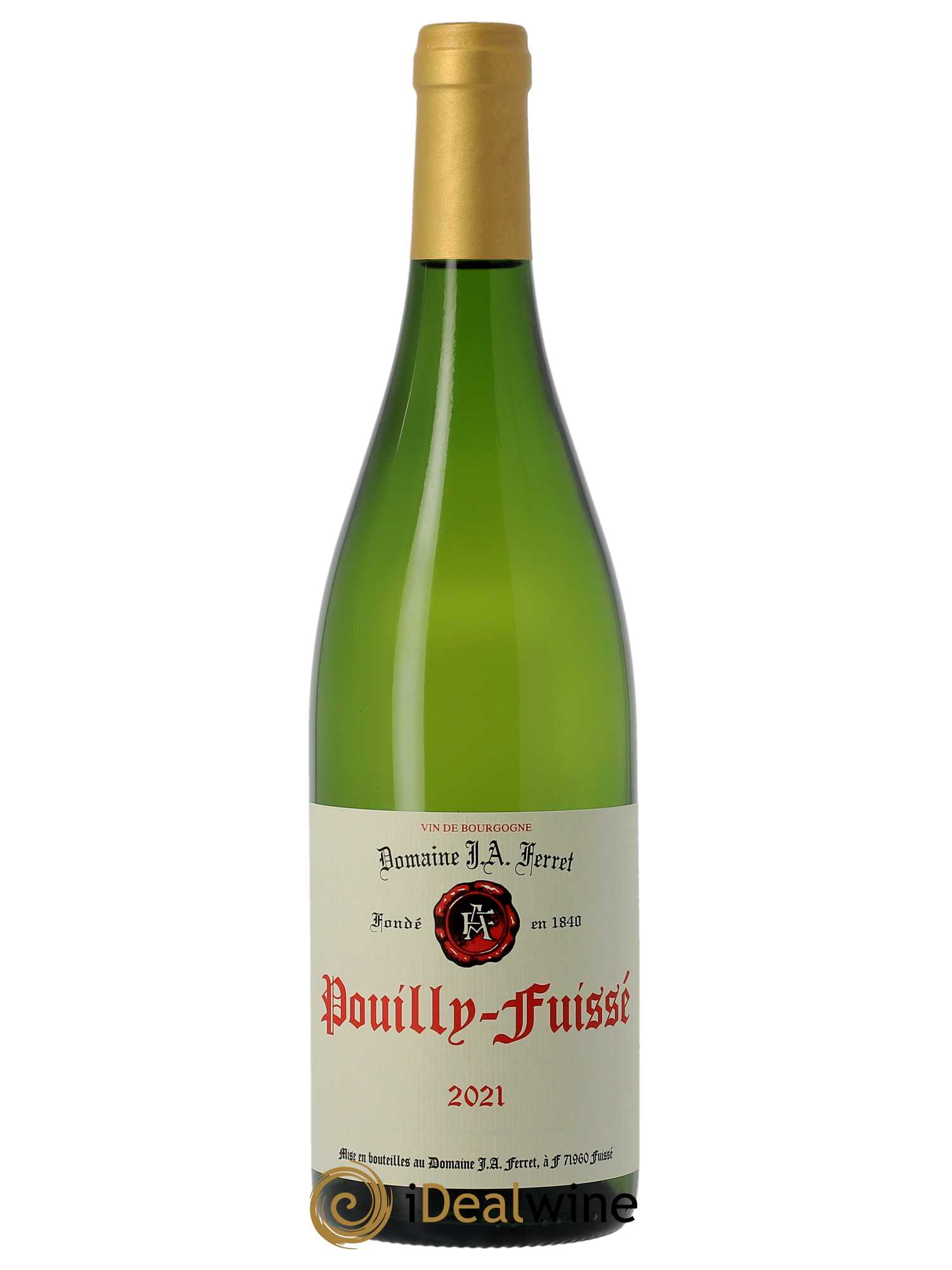 Pouilly-Fuissé J.A. Ferret (Domaine)  2021 - Lot de 1 Bouteille