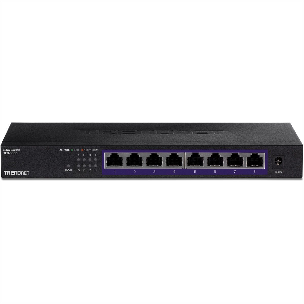 Trendnet TEG-S380 8-Port 2.5G Switch Netzwerk-Switch (Unmanaged)