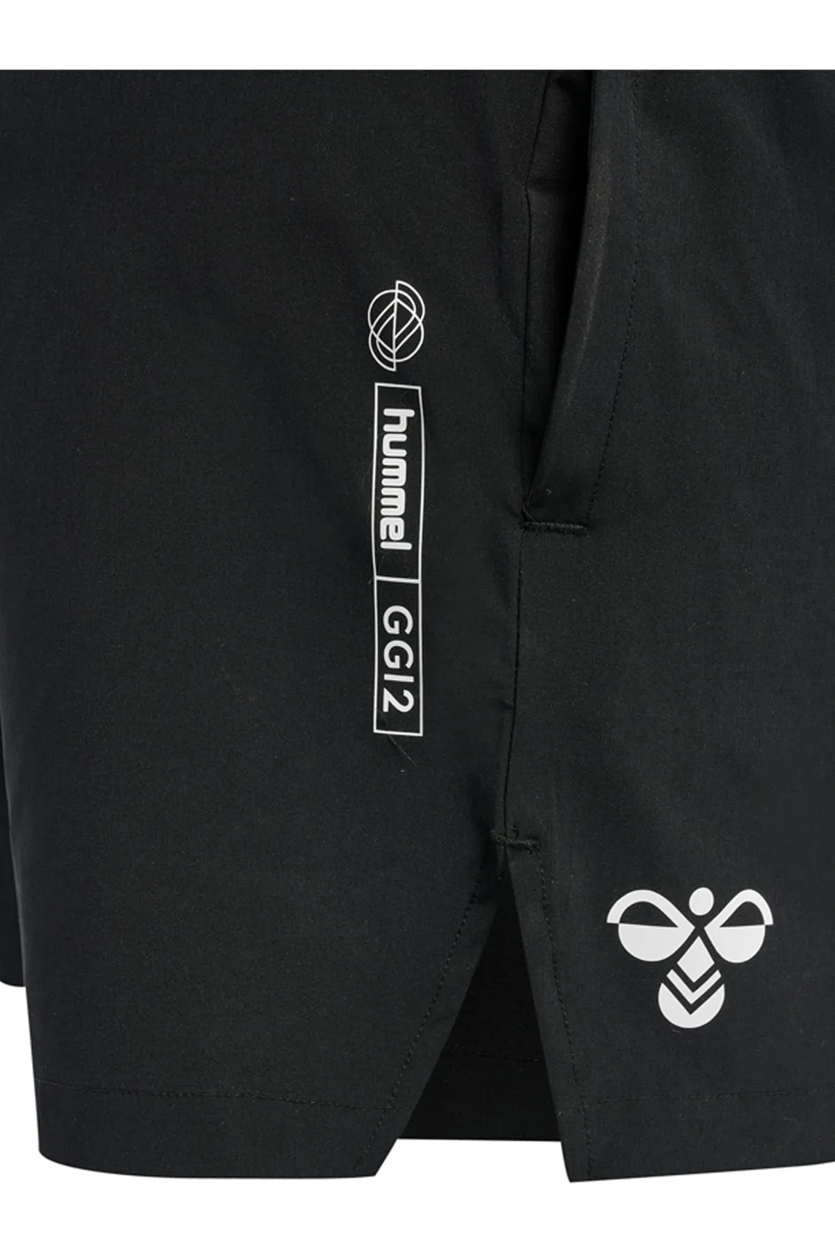 hummel  Kurze Sporthose - Schwarz - Mittlerer Bund