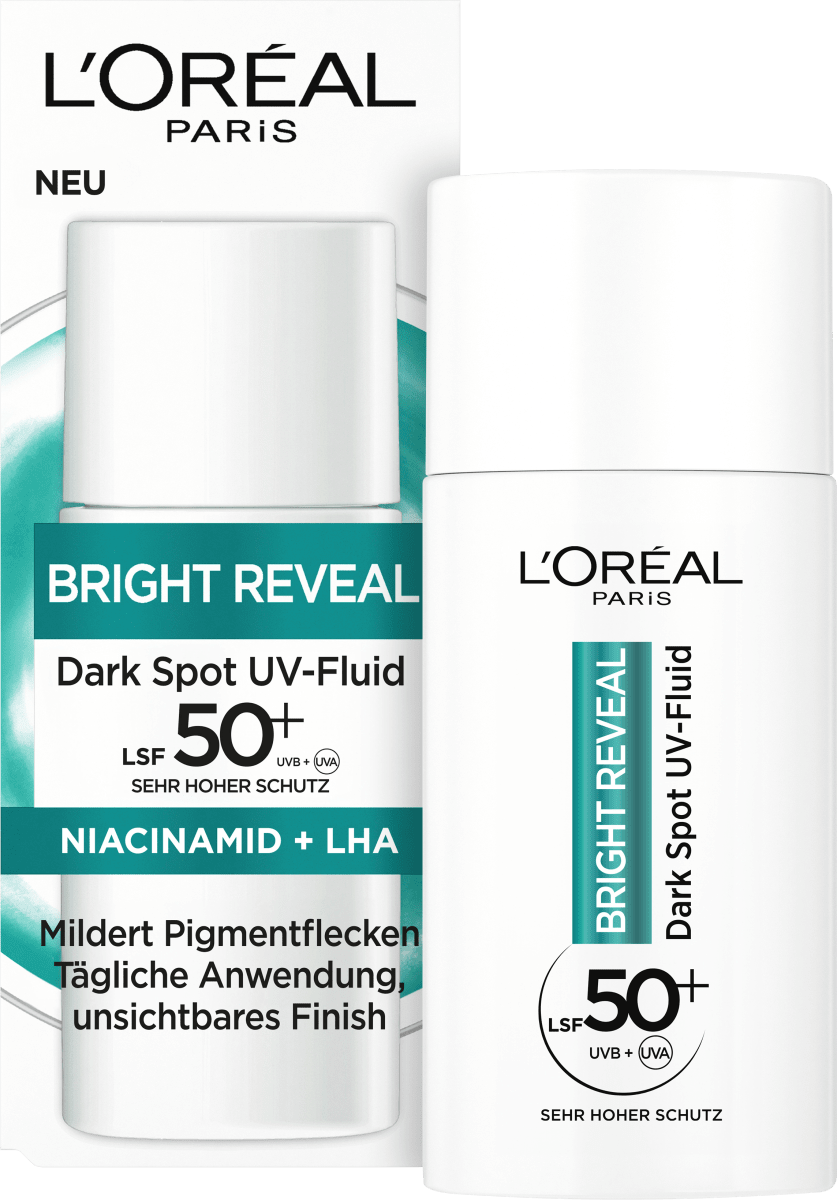 Fluid Bright Reveal Niacinamid+LHA LSF 50+, 50 ml