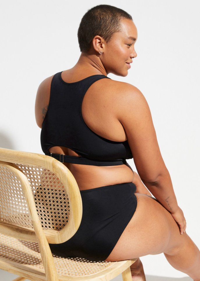 Bustier Bikini Oberteil aus recyceltem Polyamid