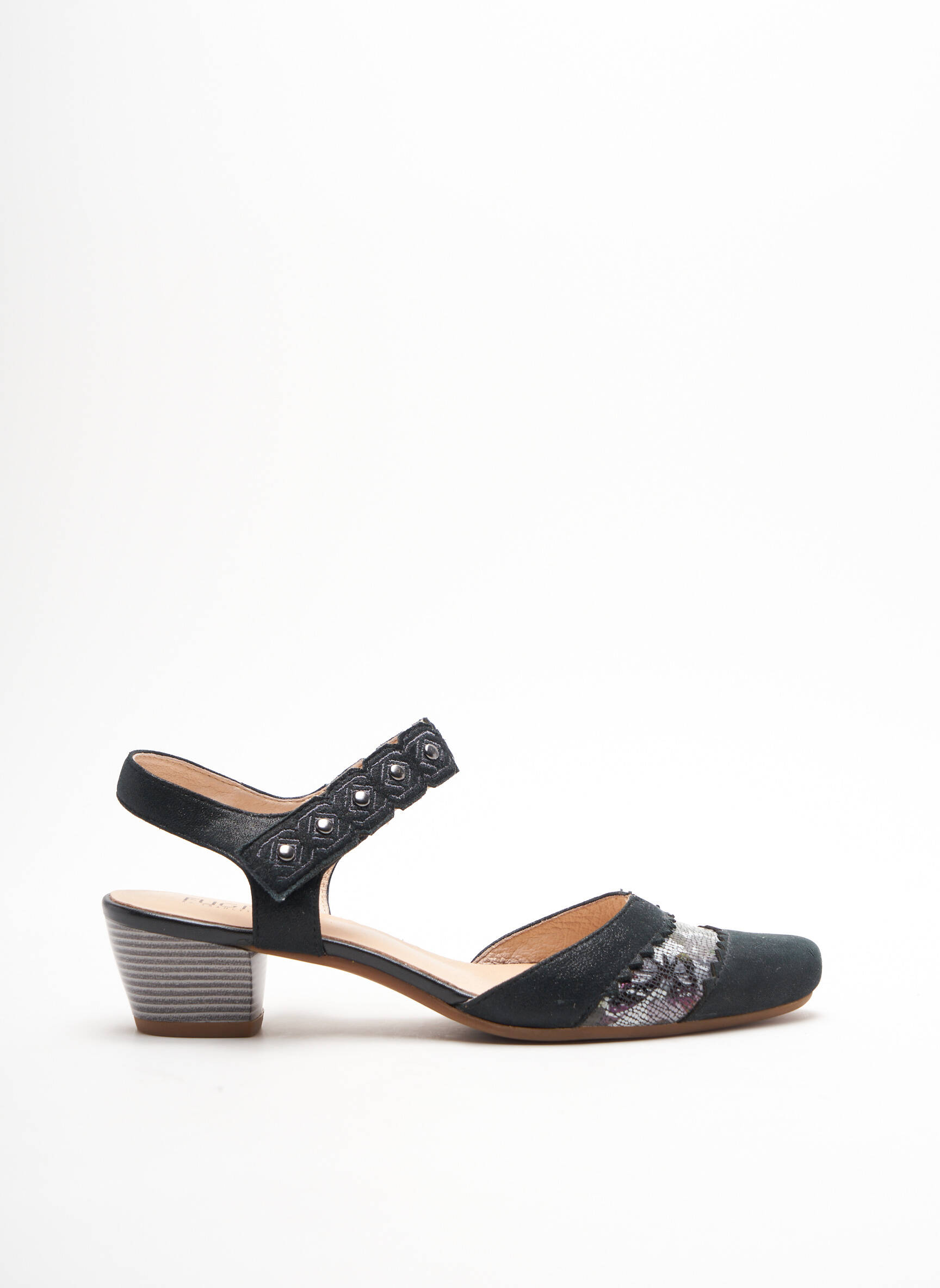 Fugitive By Francesco Rossi Sandales Nu Pieds Femme couleur noir