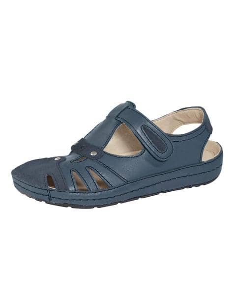 Klettslipper in zweifarbiger Optik