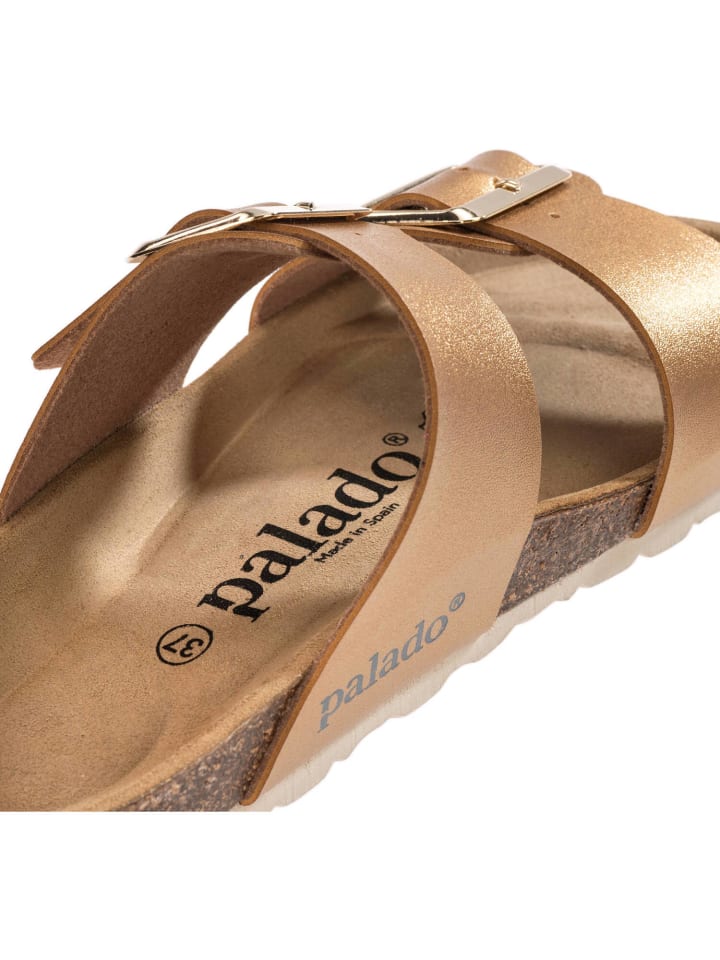 palado Pantoletten in bronze metallic günstig kaufen