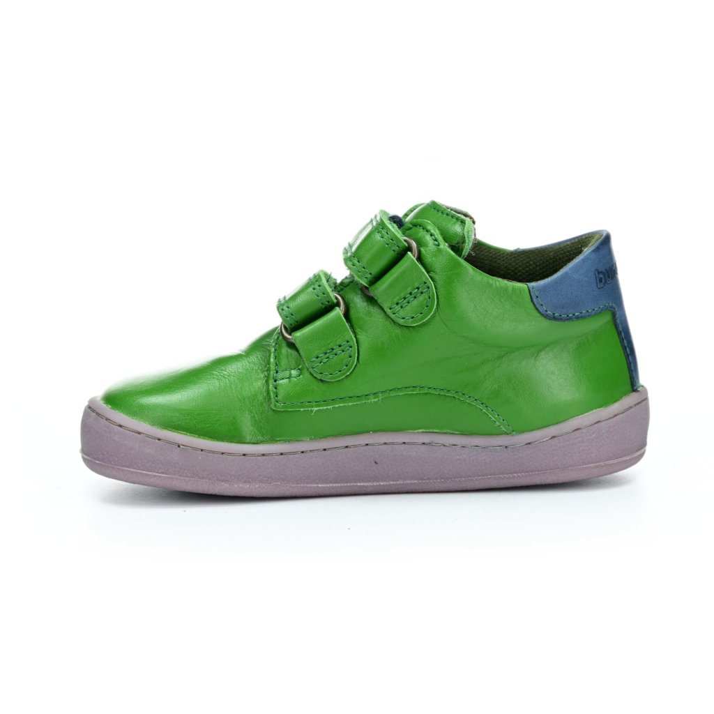 Bundgaard Blake Strap Green grüne Barfuß-Halbschuhe