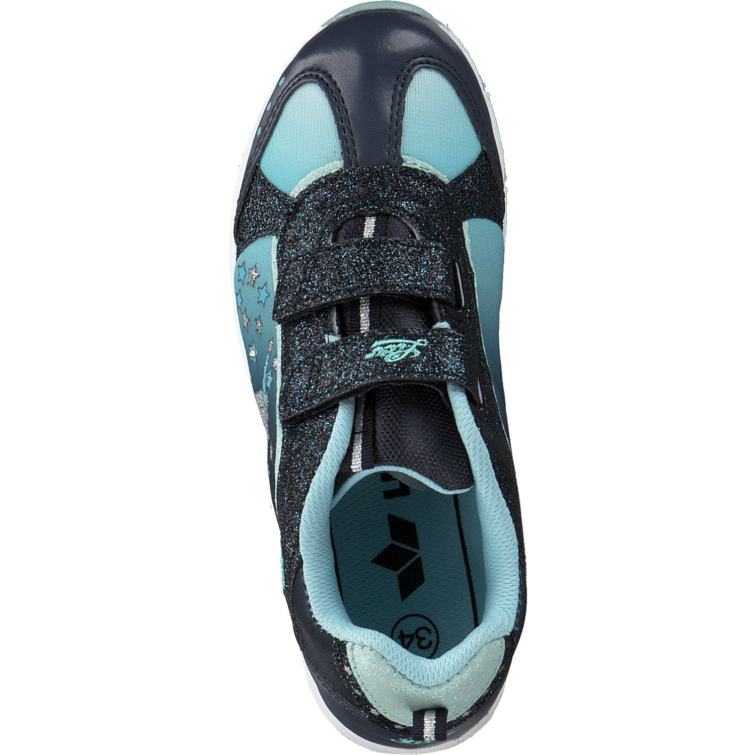 Geka Unicorn V Blinky, Sneakers Low, Kinder, navy/türkis