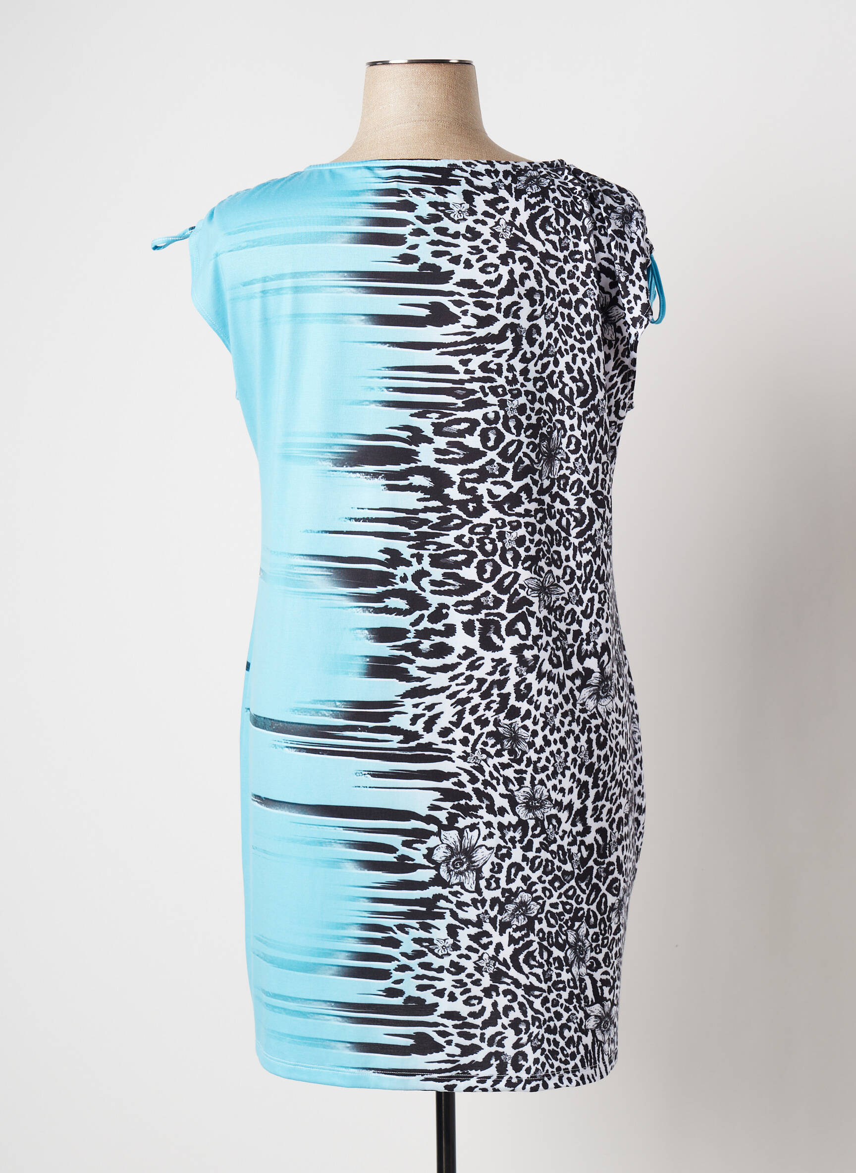 Msn Tuniquemanchecourte Femme couleur bleu