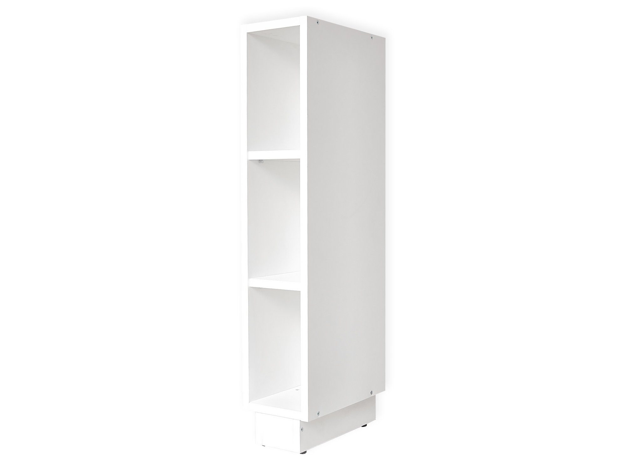 KraftKids Stauraumregal für Wickeltisch weiß passend für HEMNES Kommode u.a., Mit Sockel und höhenverstellbaren Füssen