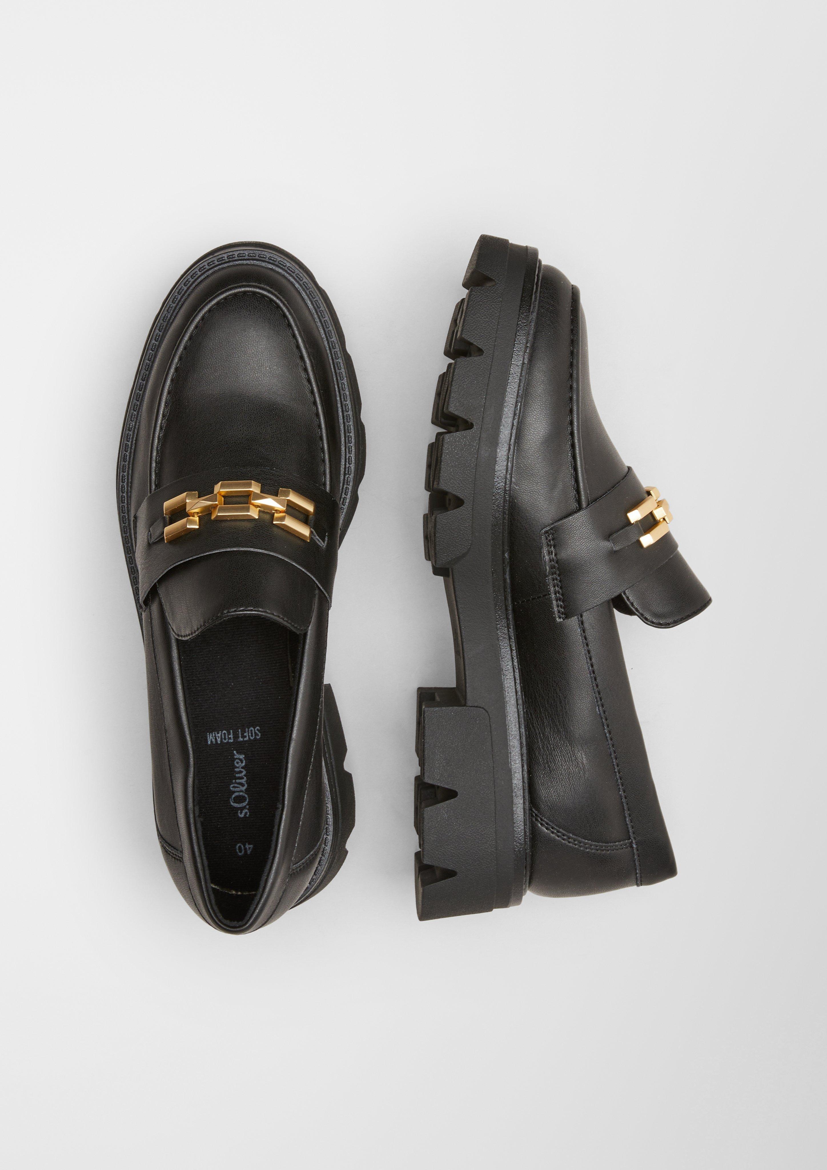 Chunky Slipper mit Schmuck-Detail  6007335-001