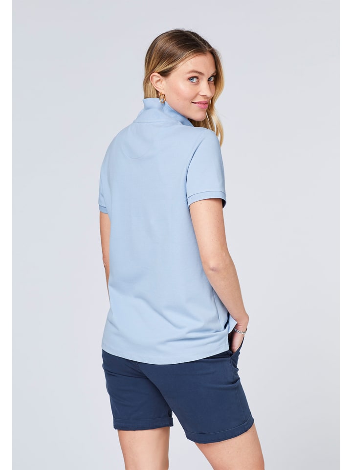 Polo Sylt Poloshirt in Hellblau günstig kaufen