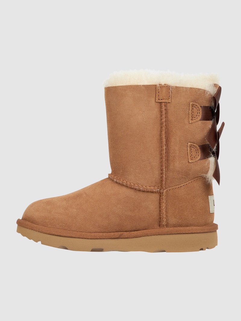 Stiefel mit Schleifen-Details Modell 'BAILEY' in camel