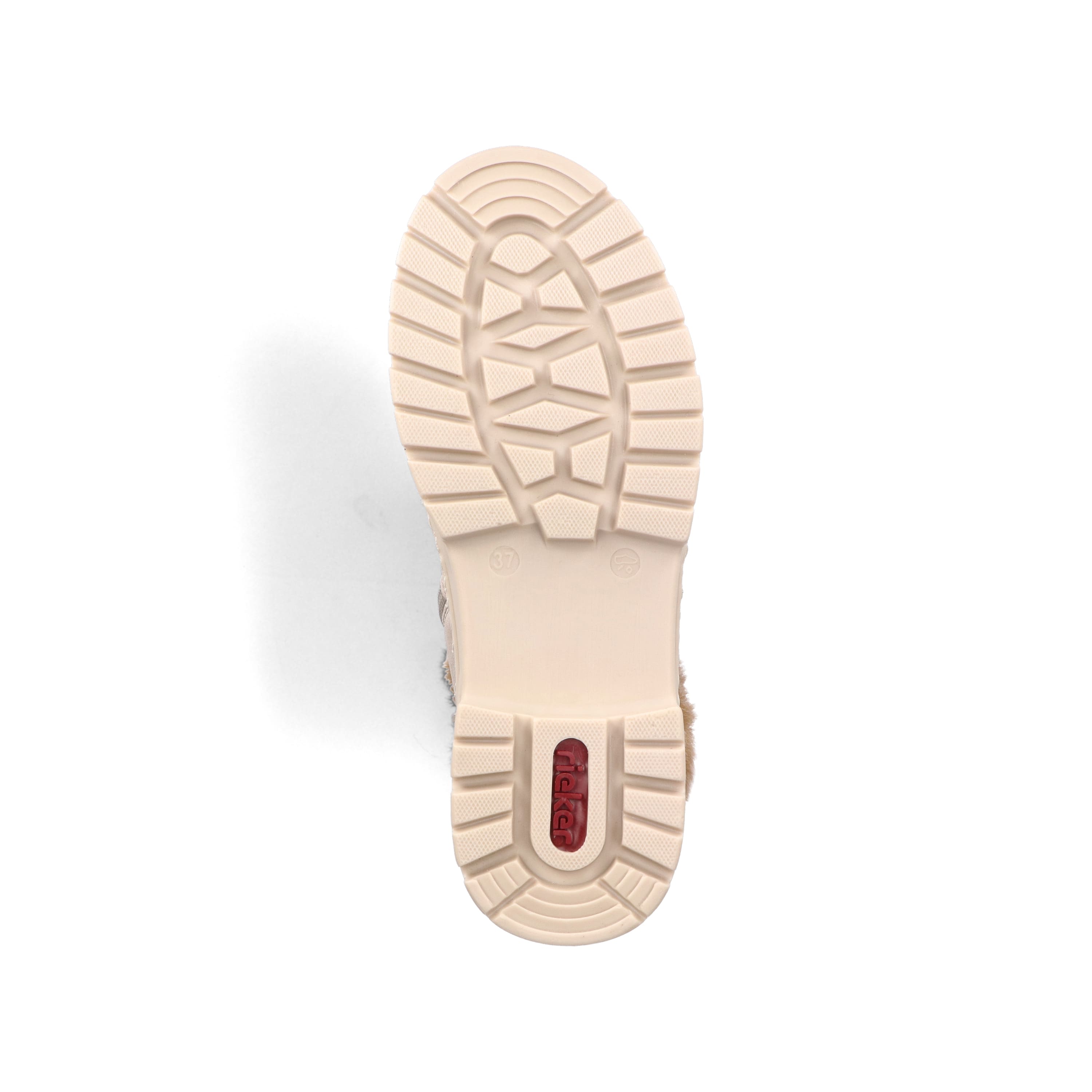 Rieker Damen Schnürstiefel hellbeige