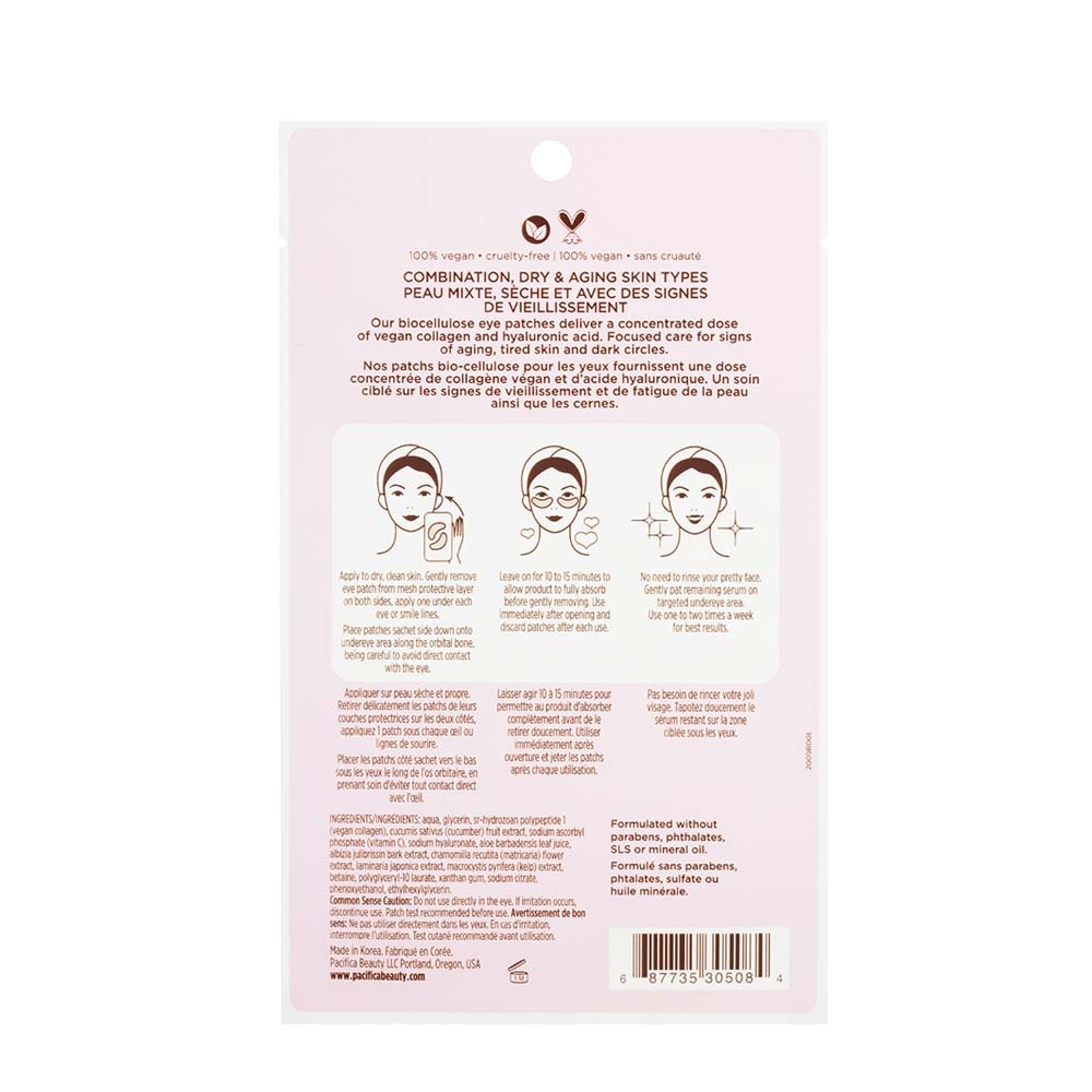 pacifica beauty Soin hydro au collagène végan pour le contour des yeux et les rides Soin Visage