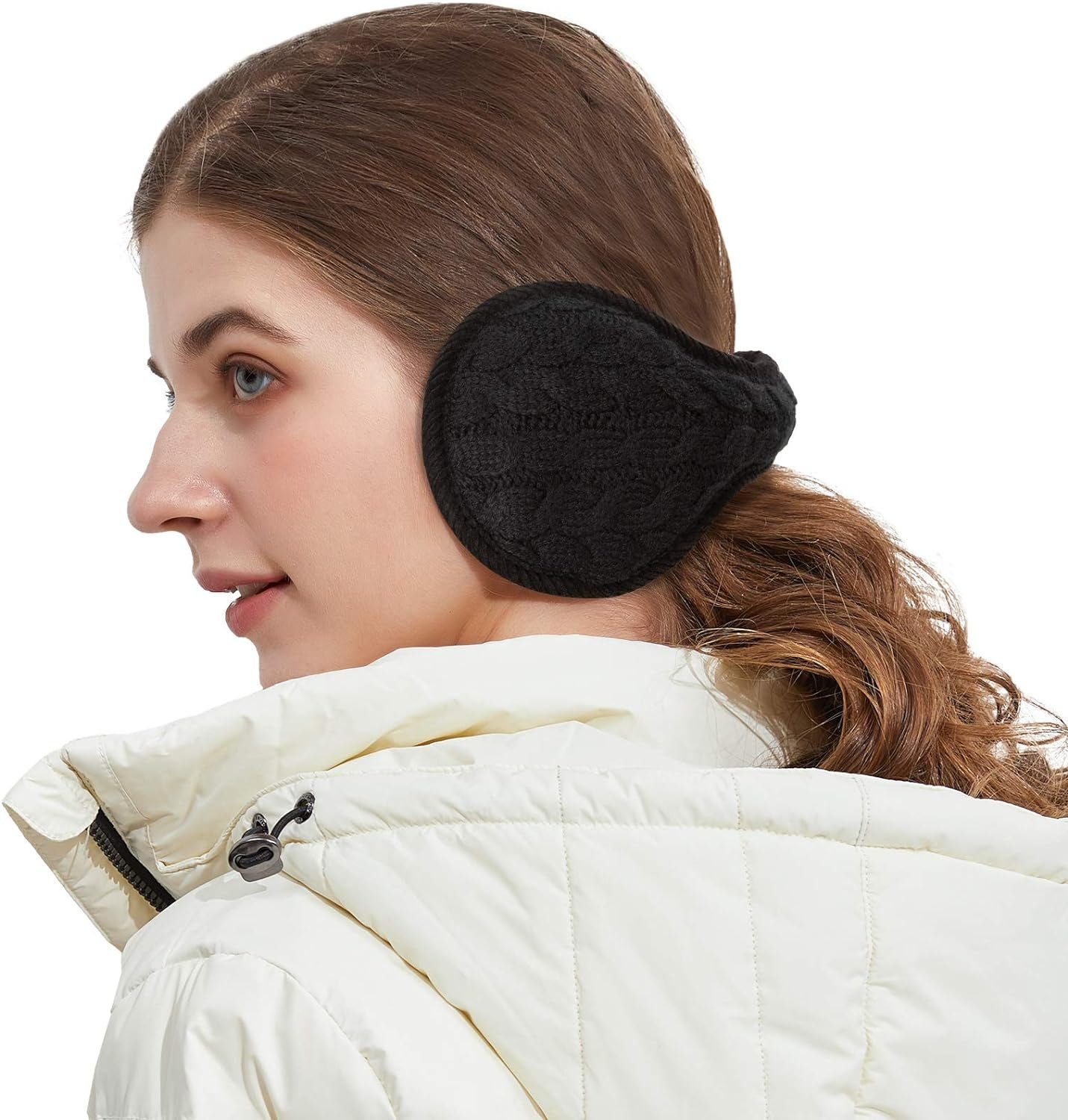 Einemgeld Ohrenwärmer Ohrenschützer, Winter Ohrenwärmer für Unisex, Rückentragend Earmuffs