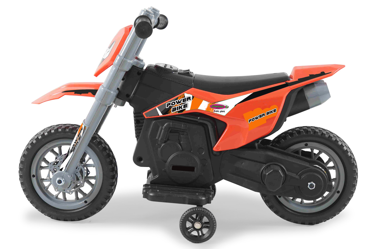 Jamara e.K. JAMARA-460679-Ride-on Motorrad Power Bike orange 6V