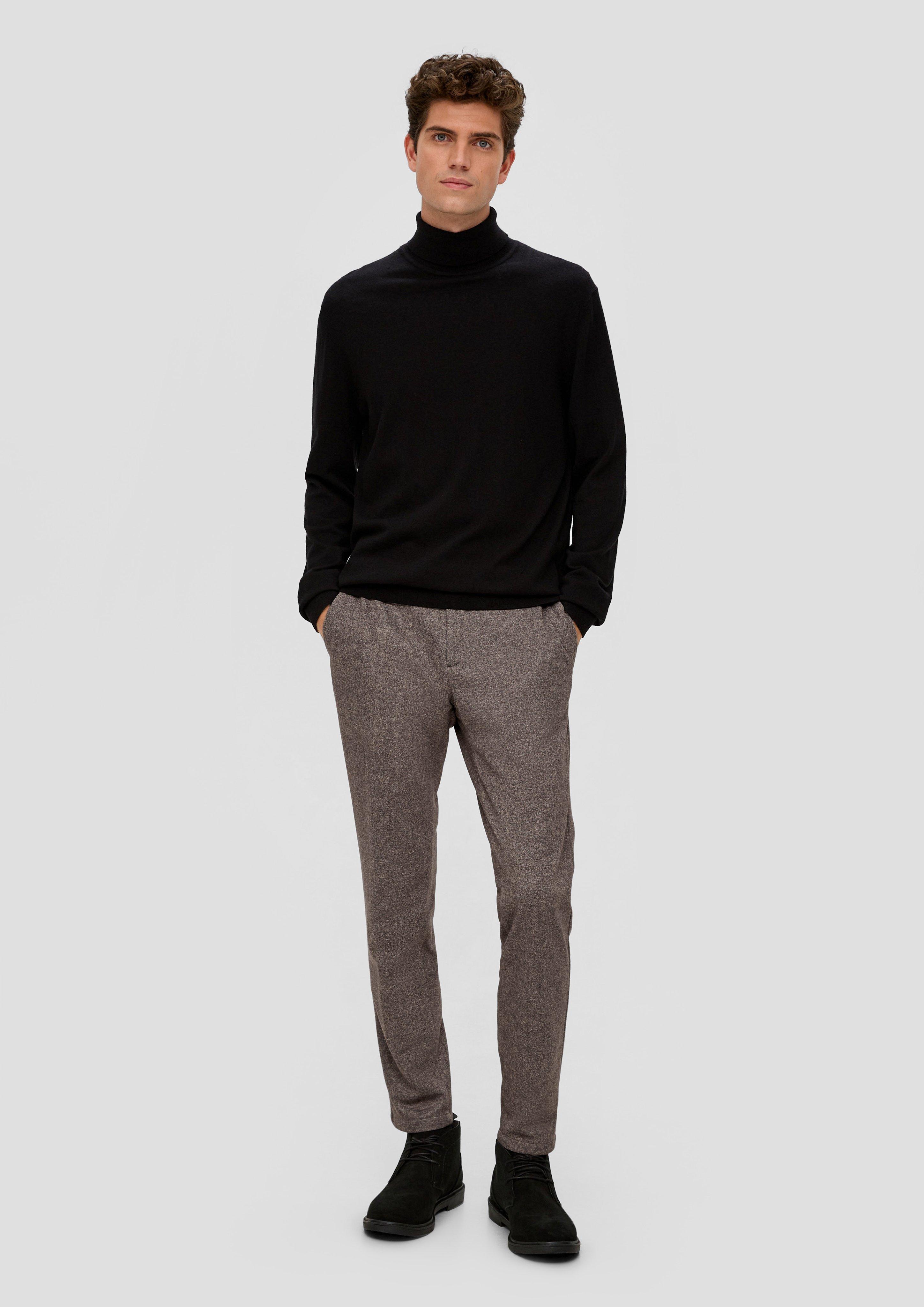Slim: Jogpants aus Jersey in Tweed-Optik  2136261-85A7
