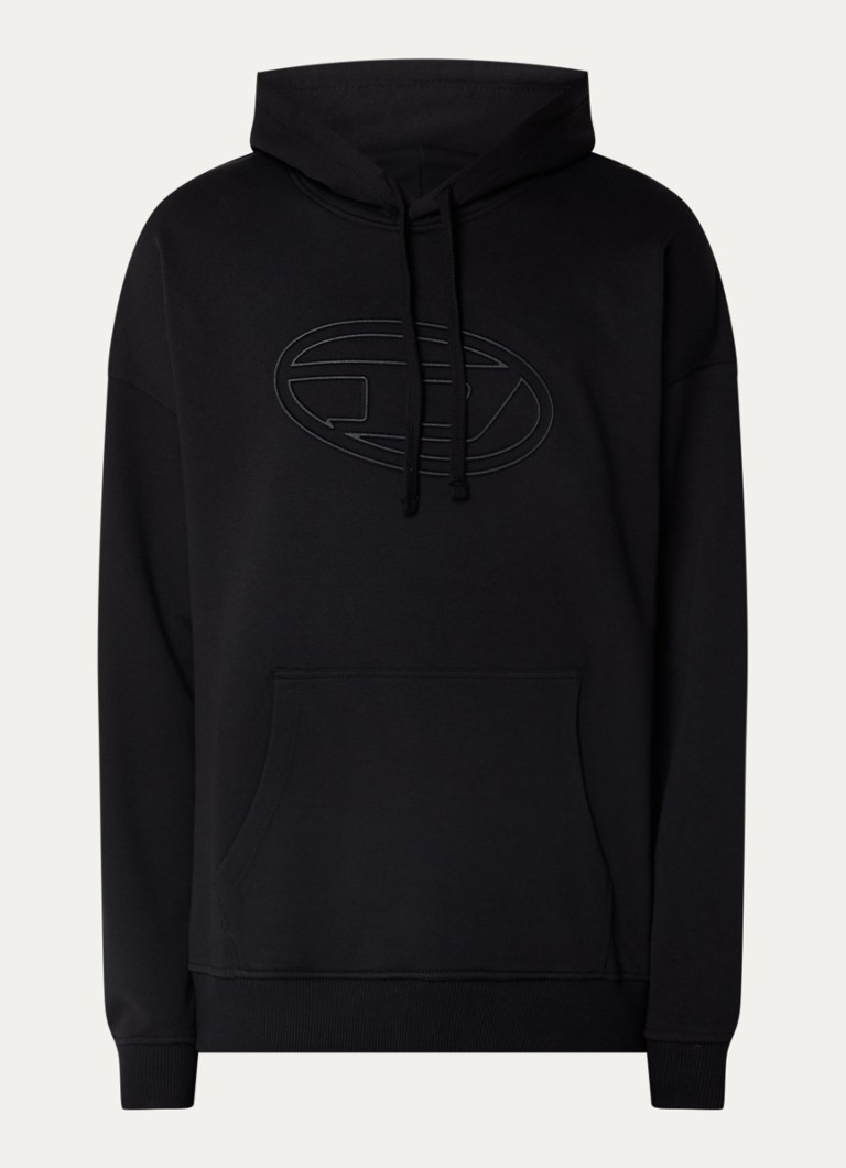 Diesel - S-Summer-Bigoval - Felpa con cappuccio e logo stampato in 3D
