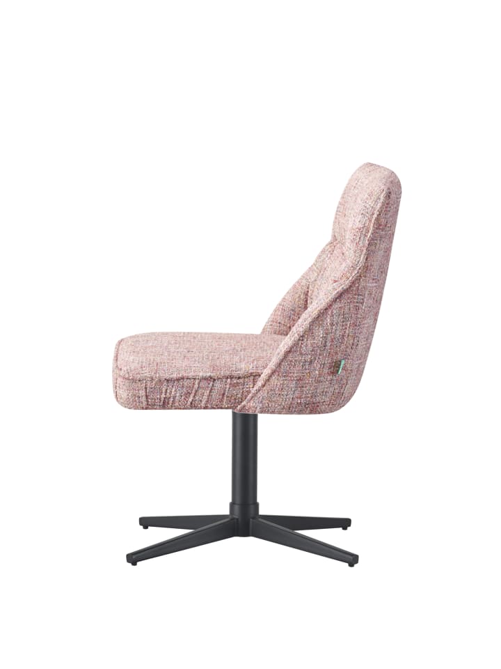 DUBI Möbel 2er-Set: Drehstuhl LORENA in Rosa - (B)49 x (H)83 x  (T)62 cm günstig kaufen onesize