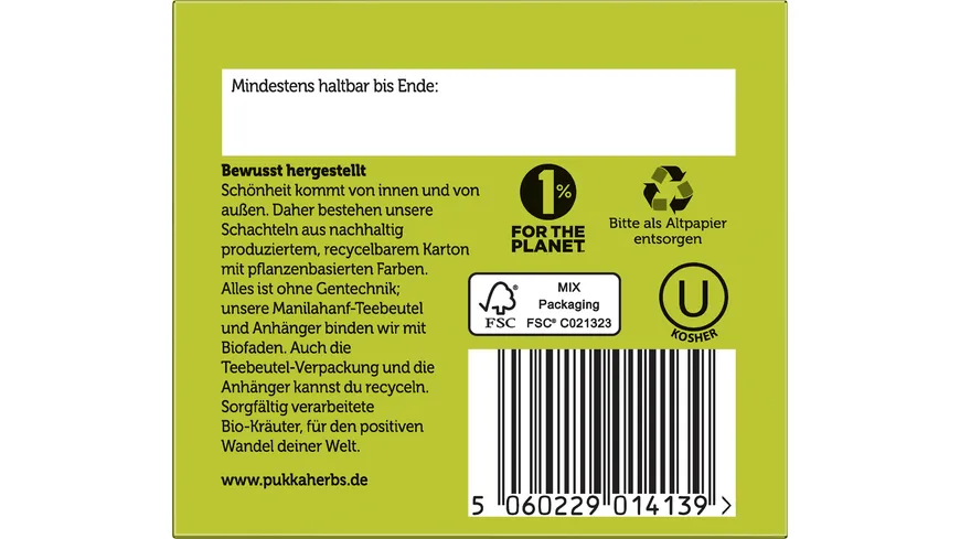 Pukka BIO Tee Drei Ingwer 36 g