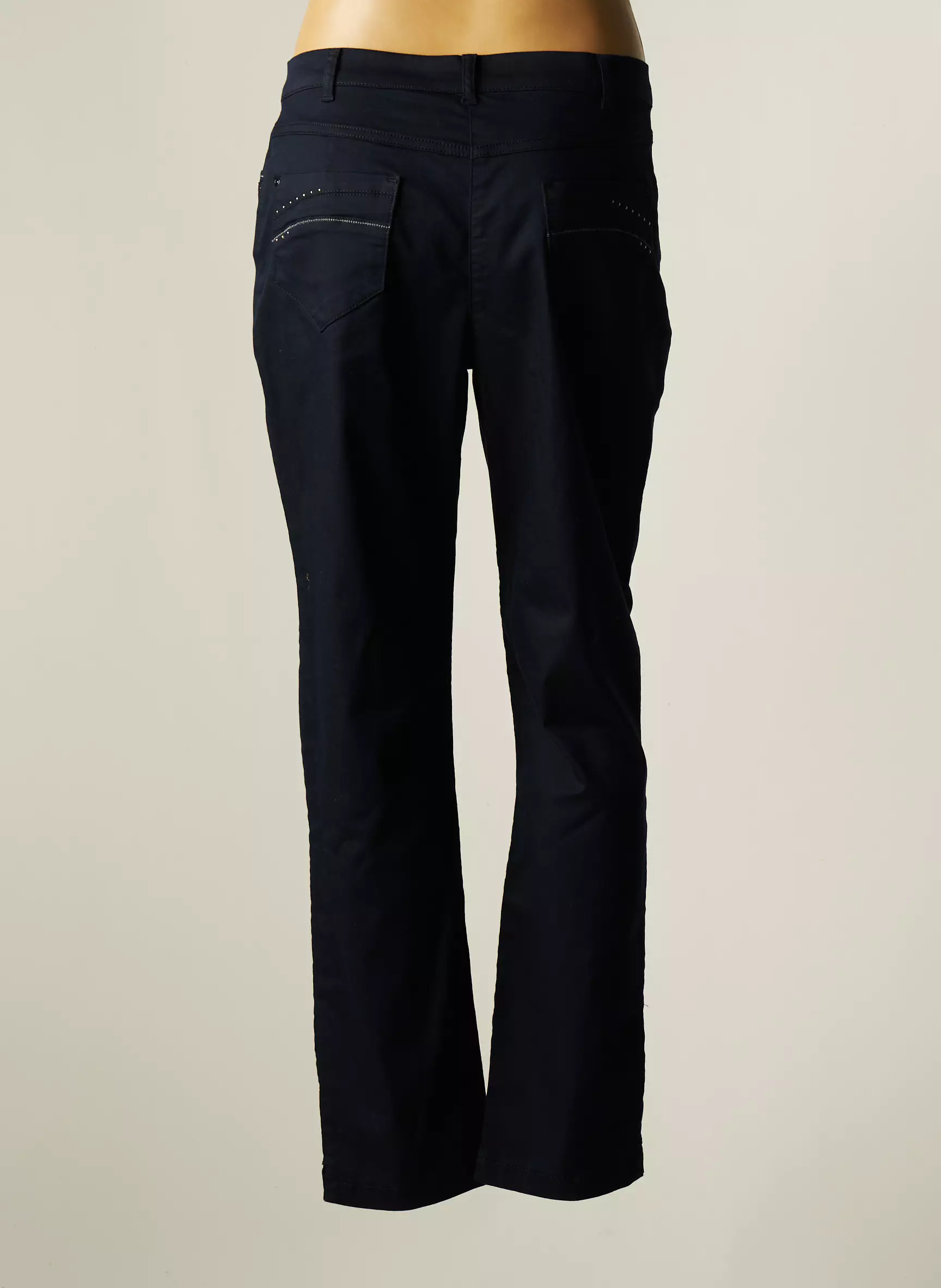 Christine Laure Pantalons Slim Femme couleur bleu